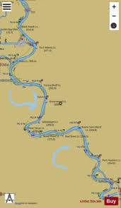 lower mississippi river mile 236 to mile 325 marine chart