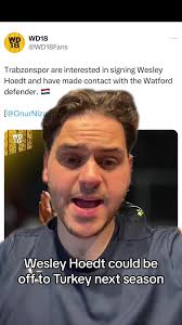 Could Wesley Hoedt be off to Trabzonspor 🤔 #WD18 #WatfordFC #Trabzonspor  #Hoedt #Turkey #Championship