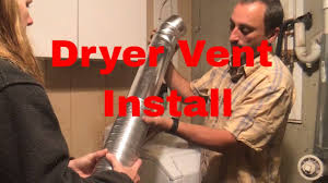 A gas dryer has a special flexible gas line that delivers natural gas from the house gas pipe to the gas inlet fitting on the dryer. Installing New Dryer Vent Pipe Youtube
