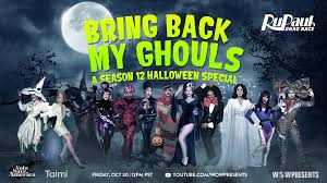 Your score has been saved for rupaul's drag race. Rupaul S Drag Race Season 12 S Bring Back My Ghouls Halloween Special Air Date Ew Com