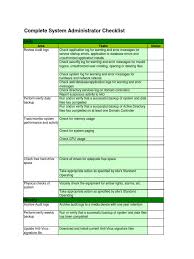 Here at c&c, we love a good checklist. Complete System Administrator Checklist Backup Computer File