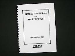 Abm3500 bread maker pdf manual download. Welbilt Bread Maker Machine Directions Instruction Manuals W Recipes Various 8 63 Picclick Uk