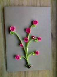 Glue both the half circle together as shown in above image. Paper Quilled Greeting Cards Art With Sunayna