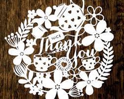 This video shows how to create a thank you card using paper cutting. Pin On For Me