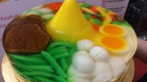 Olesi cetakan puding dengan hi, this may be interesting you: Cake Pudding Tumpeng Ala Ny Liem Bandung