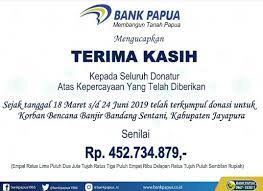 Berbagai kegiatan yang dilakukan secara umum bisa saja membutuhkan sponsor. Bank Papua Membangun Tanah Papua