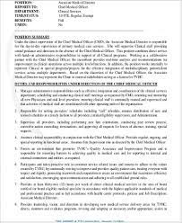 Free 9+ Medical Director Job Description Samples In Ms Word | Pdf