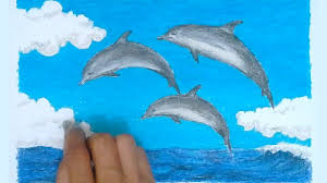 Gratis untuk komersial tidak perlu kredit bebas hak cipta. Cara Menggambar Dan Mewarnai Ikan Lumba Lumba Drawing Coloring Dolphins Youtube