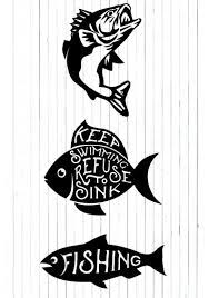 Download Fish Svg Bundle For Cricut Cameo Fish Silhouette Bass Etsy Fishing Svg Fish Silhouette Dinosaur Quotes