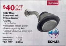 Kohler Moxie Showerhead And Wireless Speaker Review Costco Insider