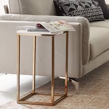 Add A Blush Of Romance To Your Space With The Riva Square End Table From Fashion Brand Elle Decor Inspired By The Latest Jewelry Craze This Chic Square Accent