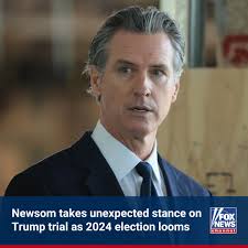 LESS IS MORE': Gov. Gavin Newsom says he's worried about the  "overindulgence" of the Donald Trump hush money trial. What he suggests  could give Trump an electoral advantage: https://trib.al/HUQfS12