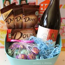 Go beyond brunch and flowers with these mother's day gift ideas that will give moms quality time—to spend by themselves or with loved. Mother S Day Wine Dark Chocolate Gift Basket Happiness Is Homemade