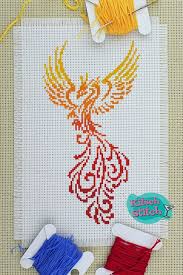 Small Flying Bird Cross Stitch Pattern Digital Download Cross Stitch Pdf Pattern 14 Count Stitch Chart Phoenix Pheonix Classic Art Painting Fire Bird In 2020 Cross Stitch Patterns Cross Stitch Cross Stitch Tattoo