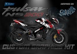 Bajaj Pulsar Ns 200 Full Body Graphics Wraps Decals Stickers Bear Wallpaper Teenage Girl Photography Graphic Kit
