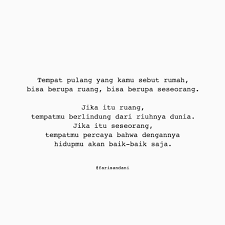 Bukan keluarga namanya jika tidak ingin ada di sana. Faris On Twitter Tentang Tempat Pulang Yang Kamu Sebut Rumah Bisa Berupa Ruang Dan Bisa Juga Berupa Seseorang Sudah Ada Di Instagramku Ya Https T Co 8j3gpxneaz Silakan Mampir Dan Follow Kalau Kamu Suka Https T Co R5ylmzkvnz