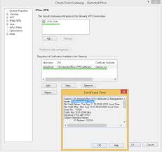 If the tunnel status is up, choose the static routes view. How To Set Up Certificate Based Vpns With Check Point Appliances Cpfw Config Guide Indeni