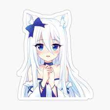 Aqua is the female protagonist of the anime. Anime Girl White Wolf Gifts Merchandise Redbubble
