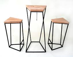 Chyrka Bartisch Stehtisch Barhocker Barstuhl Barmobel Manhattan Loft Vintage Bar Industrie Design Handmade Holz Metall Tisch 2 Hocker Metal Furniture Furniture Bar Table