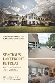 This Waterfront Home On Smith Mountain Lake Virginia Offers Space Privacy Views A Boat Dock And Much Waterfront Homes Lakefront Homes Smith Mountain Lake