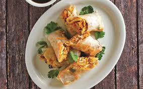 With these vegan spring rolls with peanut sauce, you'll get lots of colorful veggies in a handy little wrap. Instant Pot Steamed Spring Rolls With Mushrooms Napa Cabbage And Bamboo Shoots Vegan One Green Planet