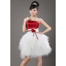 Red And White Dama Dress Quince Dresses Dresses Dama Dresses