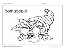 Jpg source use the download button to view the full image of empty cornucopia coloring page free, and download it for a computer. Cornucopia Lesson Plans Worksheets Reviewed By Teachers