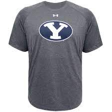 Byu Bookstore Heatgear Oval Y Byu T Shirt Under Armour Byu Byu Football Shirts