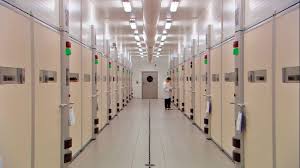 Our Daily Bread -film still of facility where chicks are hatched. Our...