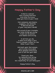 Another great idea would be quote these sentimental father day poem on the fathers day card you got for. 35 Happy Father S Day Poems Short Acrostic Poems For Dad