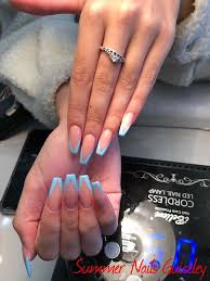 V Tip Colourpowder Freehandesign Summer Nails Guiseley Facebook