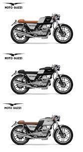 3 concepts based on the moto guzzi v50 monza 82 モトグッチ バイク グッチ