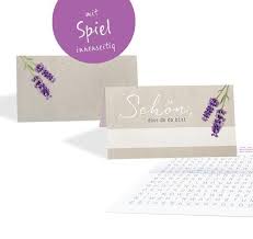 › bis zu 3 kostenlose musterkarten › das ganze set im gleichen design. Tischkarten Hochzeit Lavendel Beige Etsy Place Card Holders Name Cards Place Cards