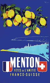 Menton Fetes De L Amitie Franco Suisse 1947 Andre Bermond