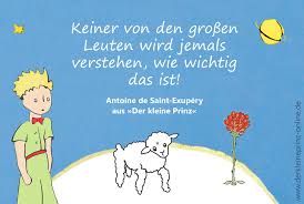 Mit dem kleinen prinzen auf seinem planeten, mit der rose; Der Kleine Prinz Zitate Und Spruche Von Saint Exupery