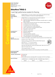 sikaflex pro 3 manualzz com