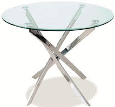 Buy online ikea dining table in auckland nz. Casa Padrino Luxury Dining Table Silver O 90 X H 75 Cm Modern Round Dining Room Table With Tempered Glass Top And Chromed Metal Table Legs Kitchen Furniture