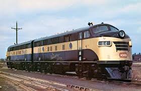 The Hoosier Line An Electro Motive Builder S Photo Of New Monon F3a S Circa 1947 Vintage Train Railroad Photos Old Trains