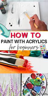 How To Use Acrylic Paint Ultimate Guide For Beginners Acrylic Painting Inspiration Painting Inspiration Canvas Abstract Tree Painting