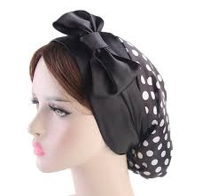 DHgate.com:Soft Silk Hair Bonnet With Wide Band Comfortable Night Sleep Hat  HairLoss Salon Color Highlighting Hairstyling Tool Best quality:Baby, Kids  & Maternity
