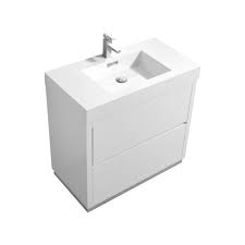 Whether you are constructing from scratch or updating your present home, these things are part of each and every. Bliss 36 High Gloss White Free Standing Modern Bathroom Vanity Overstock 30397050