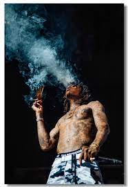 Android app by hip hop 4 life free. Custom Canvas Wall Mural Wiz Khalifa Smoking Poster Wiz Khalifa Wall Stickers Hip Hop Rapper Wallpaper Dining Room Decor 0584 Wall Stickers Aliexpress