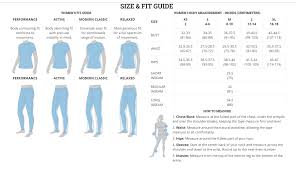 Columbia Size Charts Outdoor Sports
