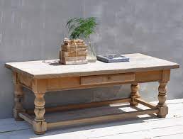 Vintage style furniture is back. Solid Oak Weathered Vintage Coffee Table Home Barn Vintage