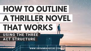 It sketches out the underlying structure of your novel: How To Outline A Thriller Novel That Works Plot Point Breakdown