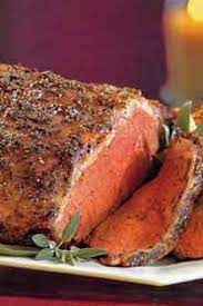 Roast New York Strip Loin With Garlic Herb Crust Recipe Recipe Epicurious