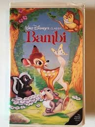Bambi Black Diamond Rare Vhs Original Version Old Label Hologram Disney Classics Ebay Disney Movie Posters Bambi Disney Walt Disney Classics
