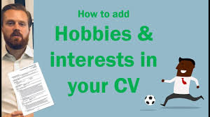 cv hobbies and interests should you