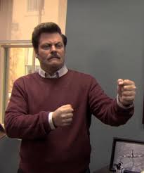 Ron Swanson Manly Blank Template Imgflip