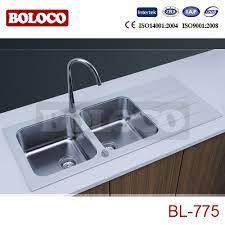 This is an undermount single bowl choice of sinks which offers a tall apron. China Double Bowl White Glass Sink Bl 775 China White Glass Kitchen Sink Sink